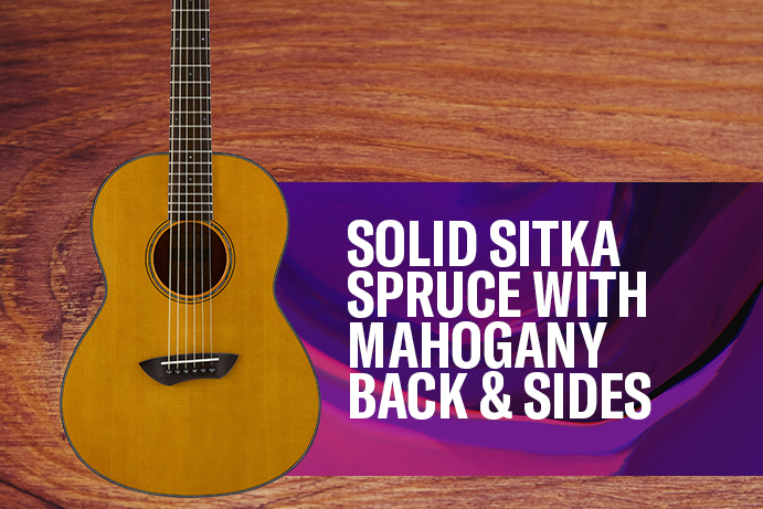 Solid Sitka Spruce with Mahogany Back & Sides